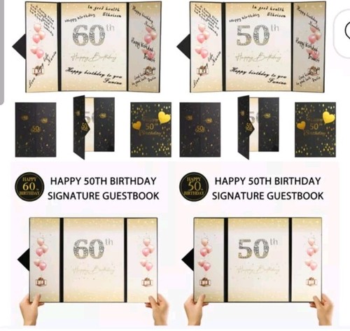 Birthday guest book - birthday,