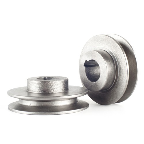 Cast iron belt pulley groove - cast, v-belt
