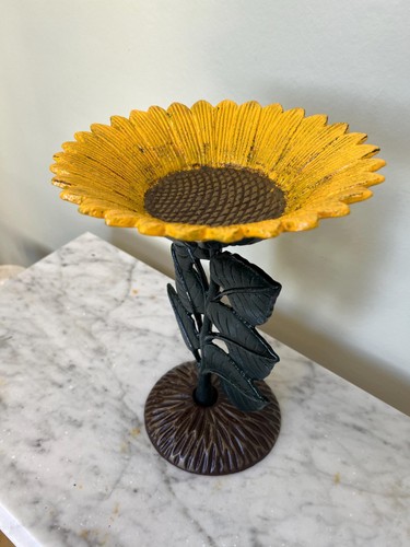 Antique cast iron sunflower