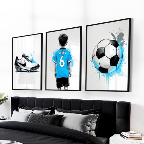 Personalised football prints - personalised,