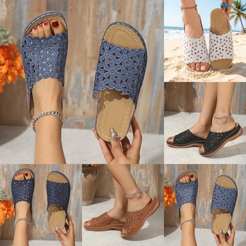 Womens flat wedge heel sandals - womens,