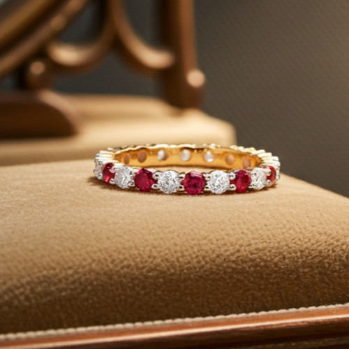 18ct gold ruby full - 18ct,