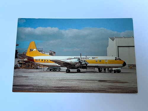 Aviation airline postcard - airline,