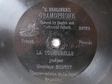 78rpm berliner gramophone - berliner,