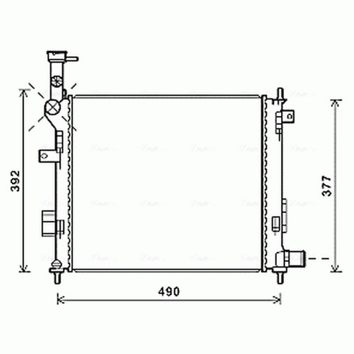 Radiator ka2189 ava - radiator,