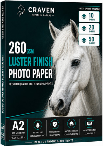 260gsm luster photo paper - luster,