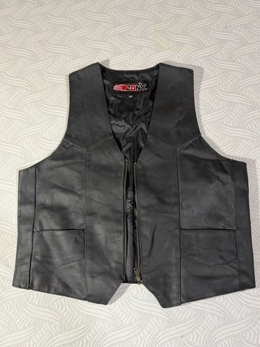 Zony inc black leather biker - zony, inc.