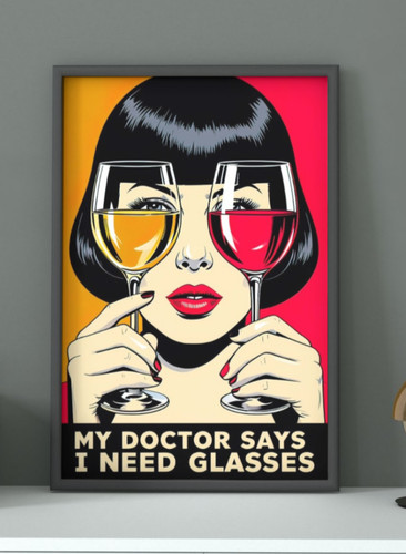 Doctor says need glasses - says, i