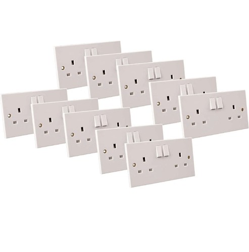 Gang sockets 13amp - 10,