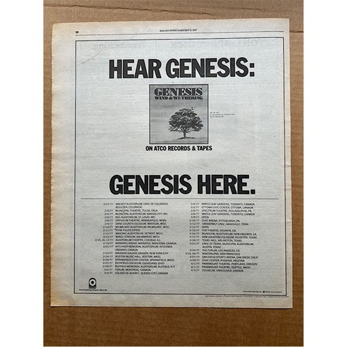 Genesis wind and wuthering - genesis,