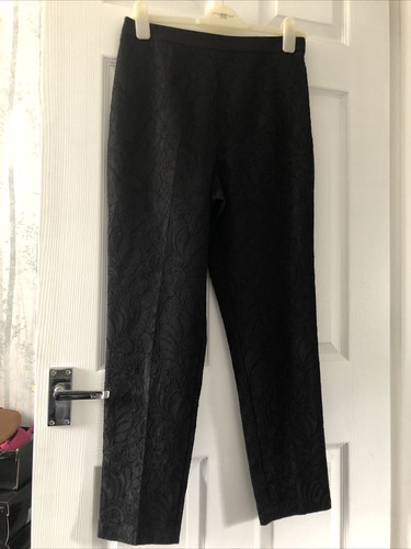 Ladies black textured smart - black,