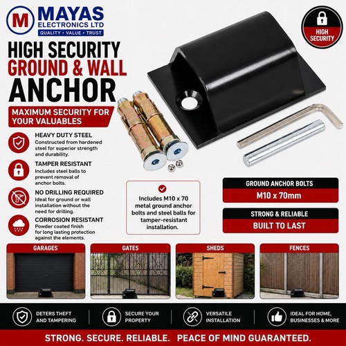 Heavyduty ground wall anchor - ground,