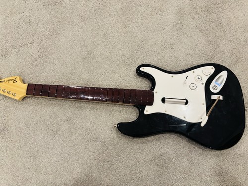 Wii rock band - wii, fender