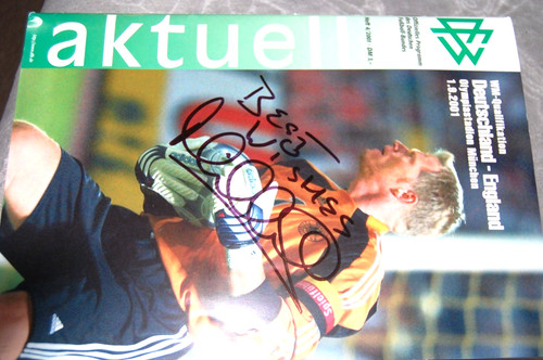 Michael owen signed germany - signed,