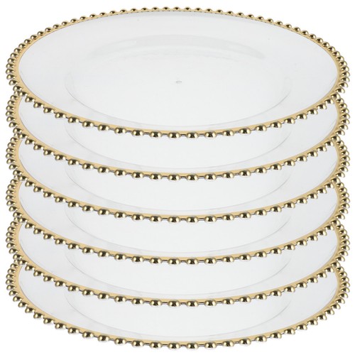 6pcs plastic clear - 6pcs,
