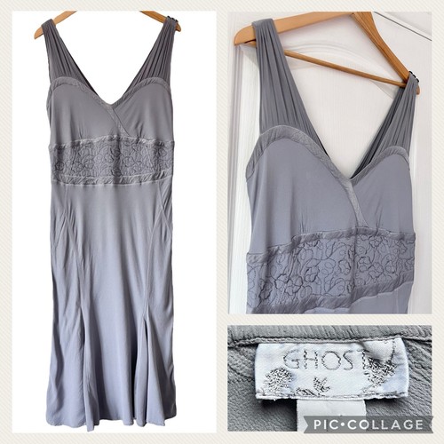 Vintage ghost midi dress - dress, size