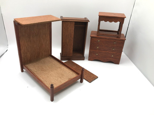Dolls house wooden - dolls, artisan