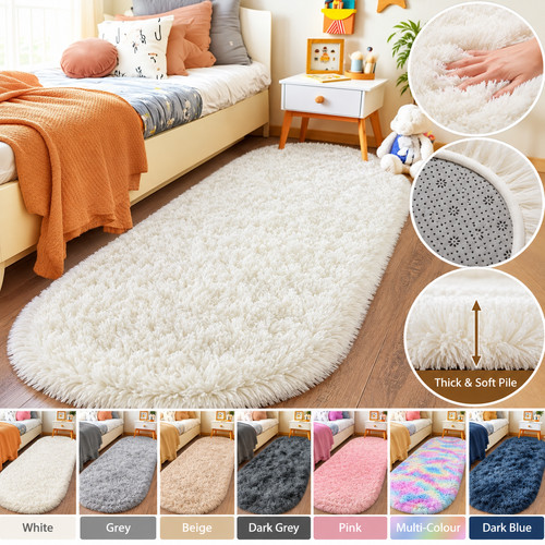 Fluffy rugs large - shaggy, rug