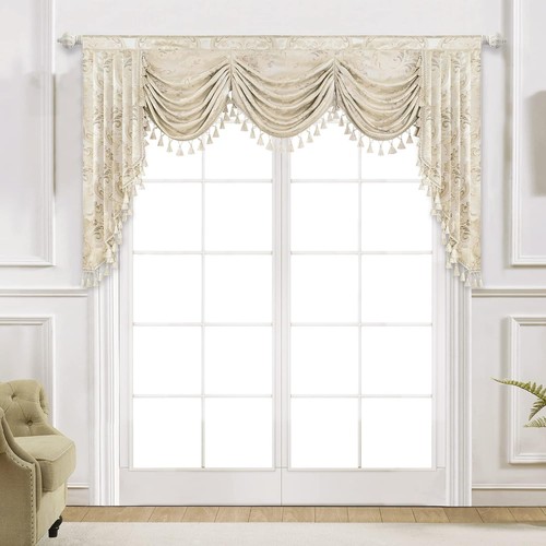 Topluxe swag valance damask - topluxe,