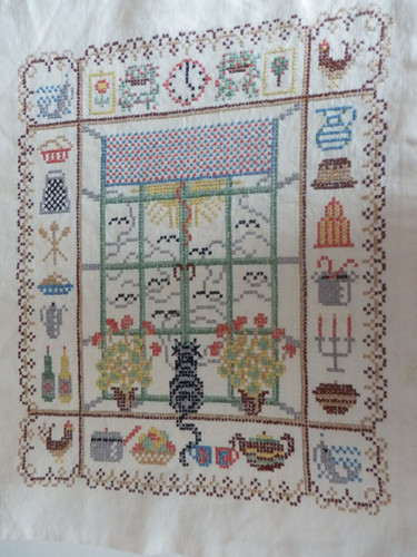 Completed cross stitch - ,