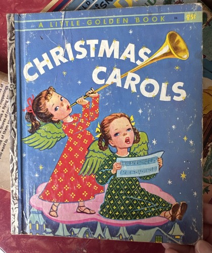 Vtg christmas carols little - christmas,