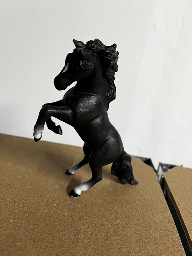 Papo black knight horse - black,