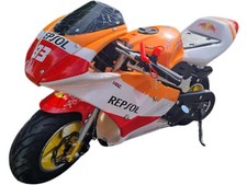 49cc Mini Pocket Motorcycle Replica Dirt Bike Sports Moto Racer Petrol Off Road