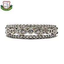 Women's Diamond Cluster Band