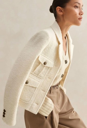 Jacket italian bouclé - italian,