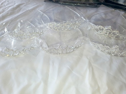 Joblot pcs diamante - pcs, tiaras