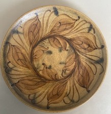 Vintage Welsh Gwili Pottery Plate Hand Painted Studio Pottery Looks Very 1970’s