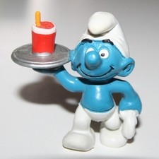 Schleich - Waiter Smurf Figure
