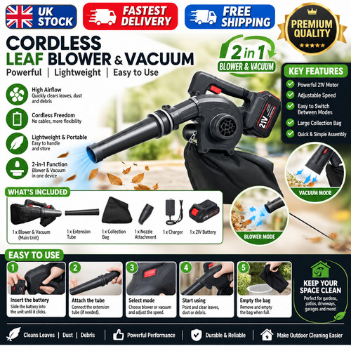 18v 21v cordless leaf - 18v,
