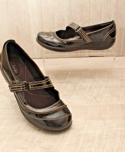 Clarks black patent leather - clarks,
