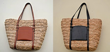 New M&S Straw Large Tote