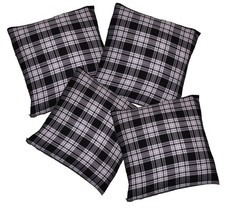 Traditional Tartan Plaid Cushion Covers Burns Night Christmas Home Decoration