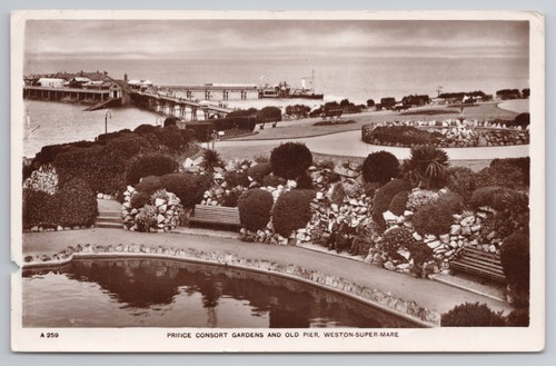 Rppc prince consort gardens - rppc,