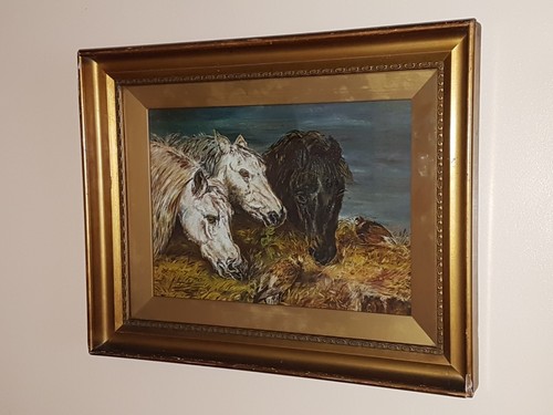 Oil painting canvas after - canvas,
