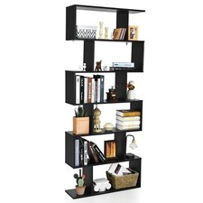 6-tier Bookcase Industrial