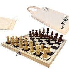 Folding Chess Set with Cotton