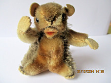 VINTAGE STEIFF C 1960'S BEAVER , MOHAIR  and FELT , 9 CM IN HEIGHT  , MINIATURE