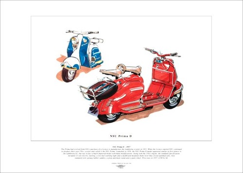 Nsu prima scooter - prima, art