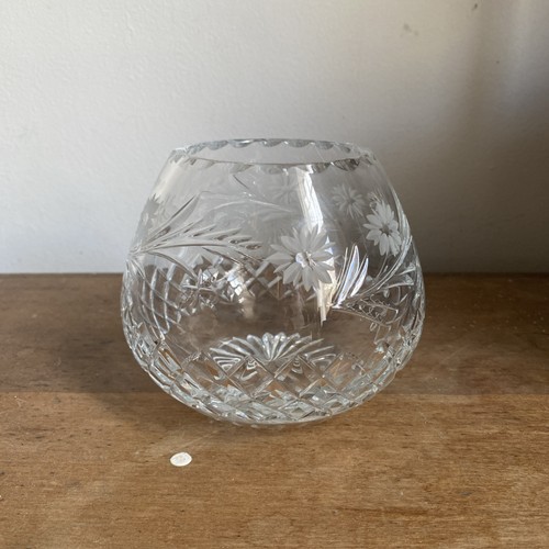 Edinburgh crystal floral bowl - floral,