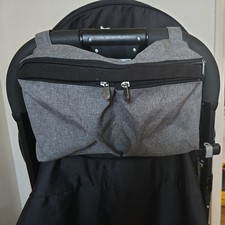 Bugaboo Small Grey Melange Pushchair Organiser Pram Bag 