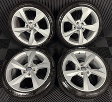 18'' GENUINE AUDI A3 S LINE SILVER ALLOY WHEELS ALLOYS TYRES S3 GOLF 8V0601025J