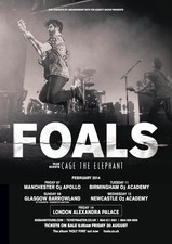 Foals UK Tour 2014 A3 A4 Print Poster Unframed