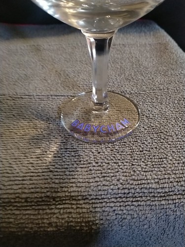 Babycham original glass with - original,