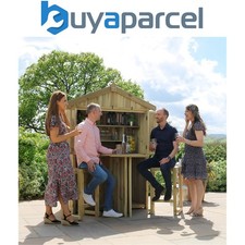 Zest Garden Bar & 2 Stool Seat