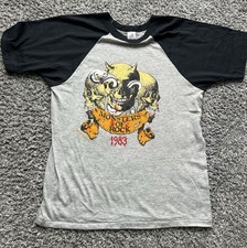 Vintage Original Monsters Of Rock 1982 T Shirt ZZ Top Whitesnake Did Tour 80s