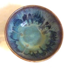 Studio Pottery Bowl Blue